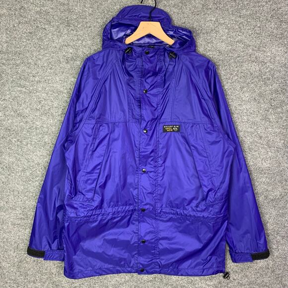 Mountain Hardwear Other - VTG Mountain Hardwear Nylon‎ Windbreaker Jacket Hooded Mens Sz M Packable